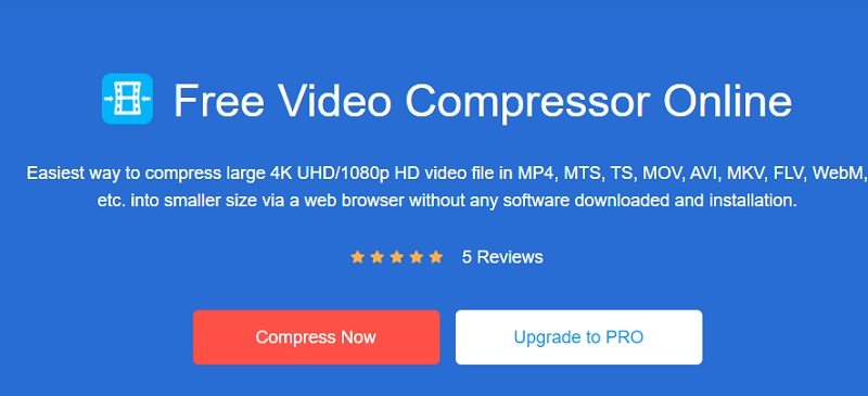 Vidmore Compressor に動画を追加