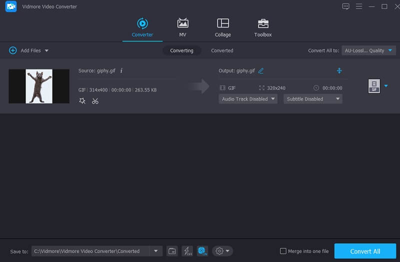 GIFを変換 Vidmore