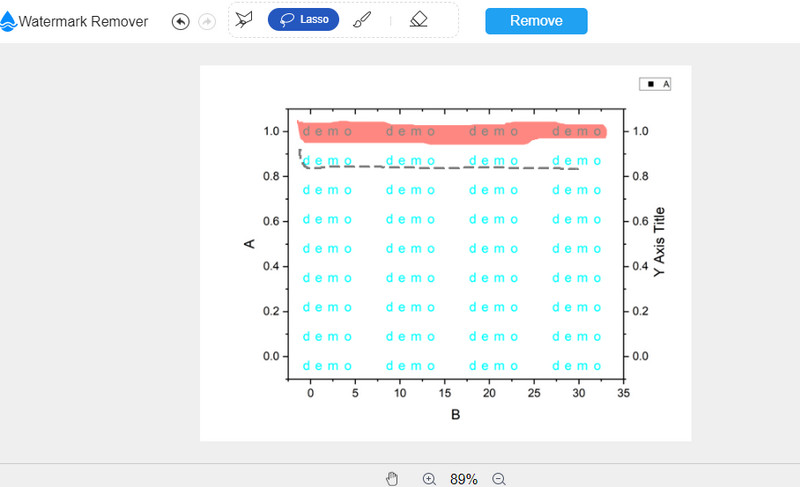 ウォーターマークをハイライト