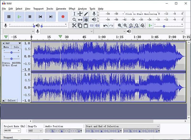 OGG コンバーター Audacity