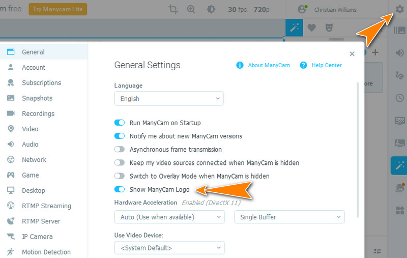 ロゴ削除オプション