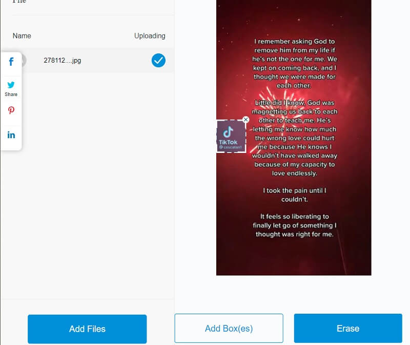 ロゴ削除 – Watermark Remover Online