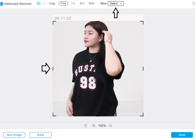 画像をトリミング Vidmore