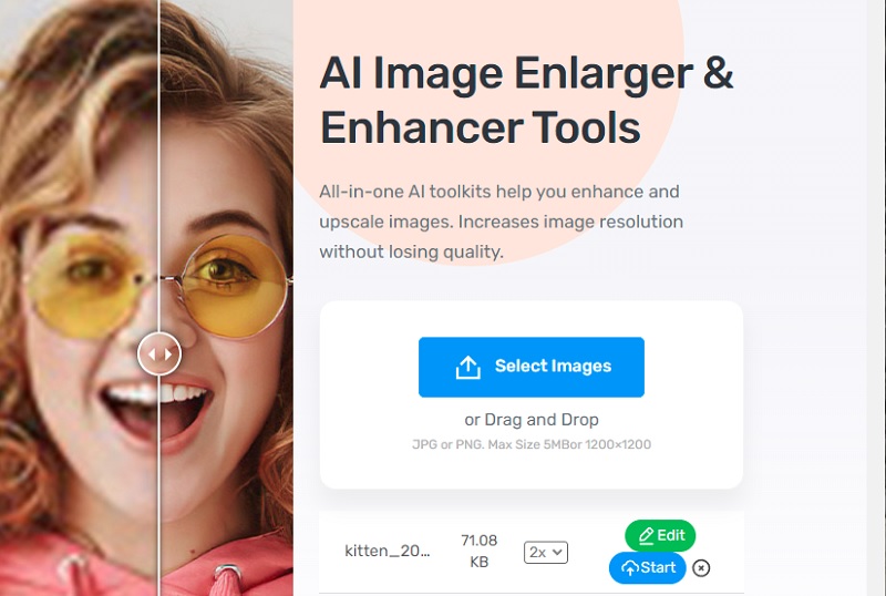 画像拡大 AI Image Enlarger