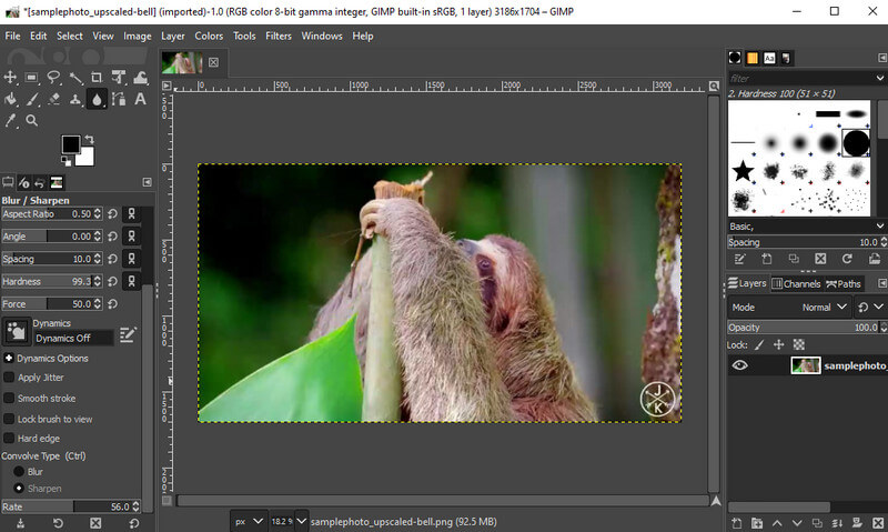 GIMPインターフェース