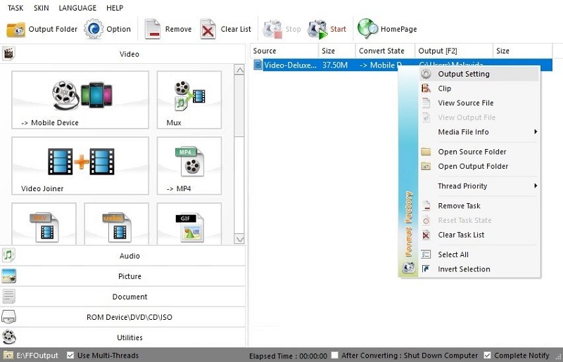 MP3からMOVコンバーター Handbrake