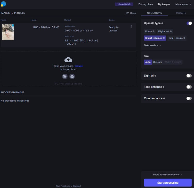 ピクセルエンハンサー Lets Enhance