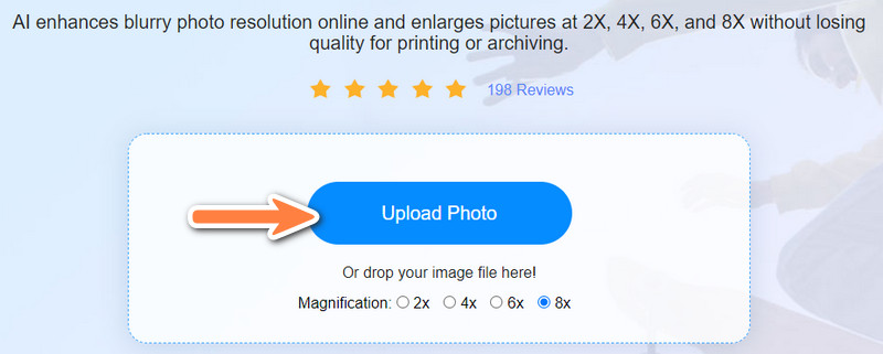 写真をアップロード