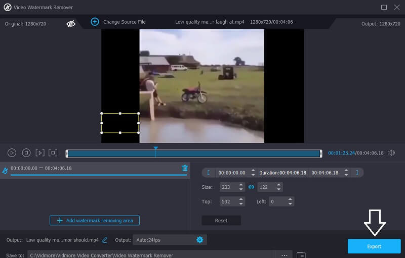 動画を書き出す Vidmore