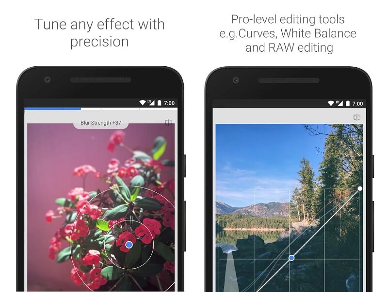影を削除 Snapseed