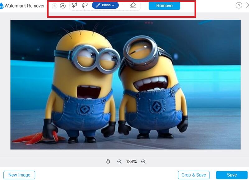 ウォーターマークを削除 VM