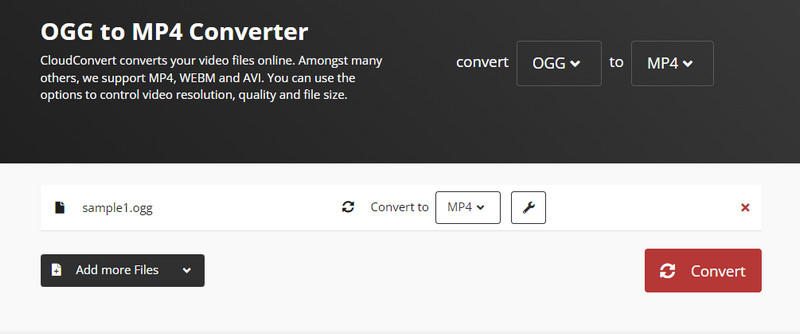 CloudConvert ファイル変換