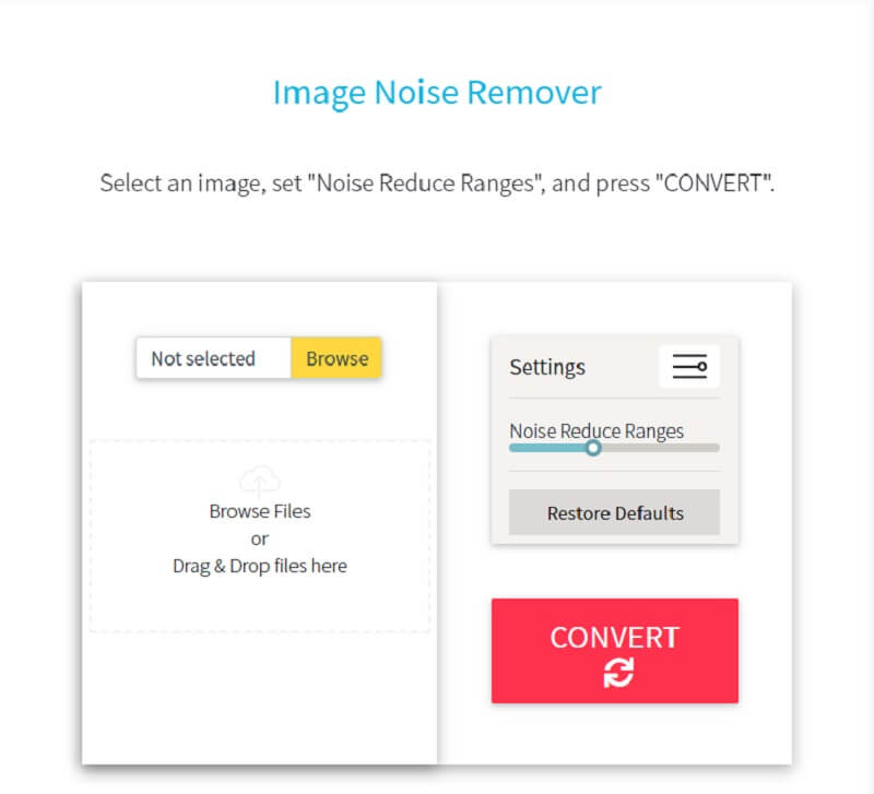 画像ノイズ除去ツール ImageChef