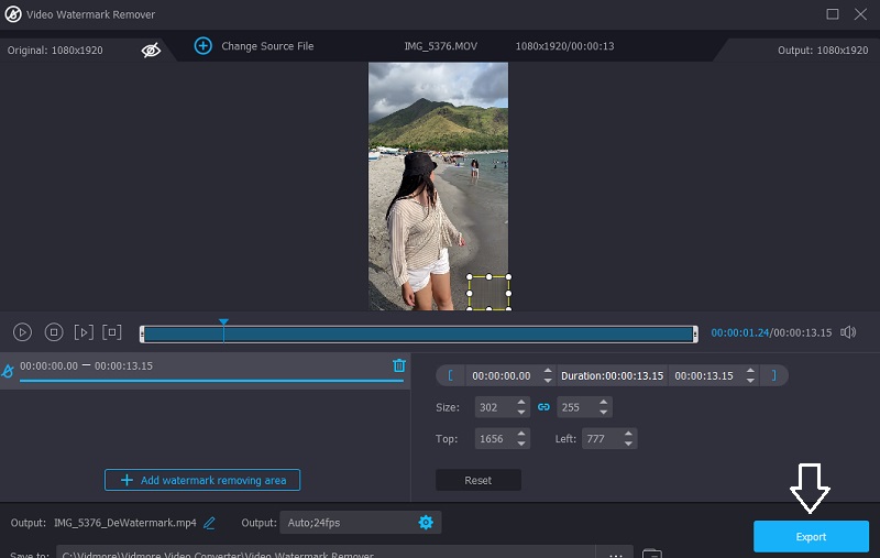 動画の保存 Vidmore