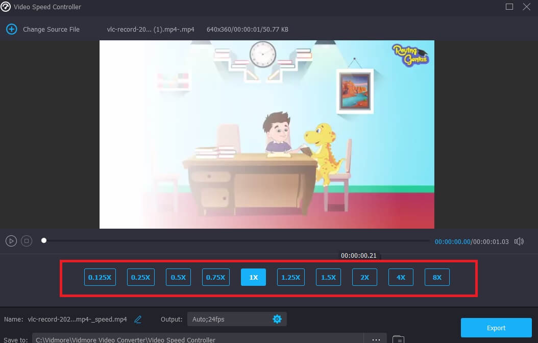 プリセットを選択 Vidmore