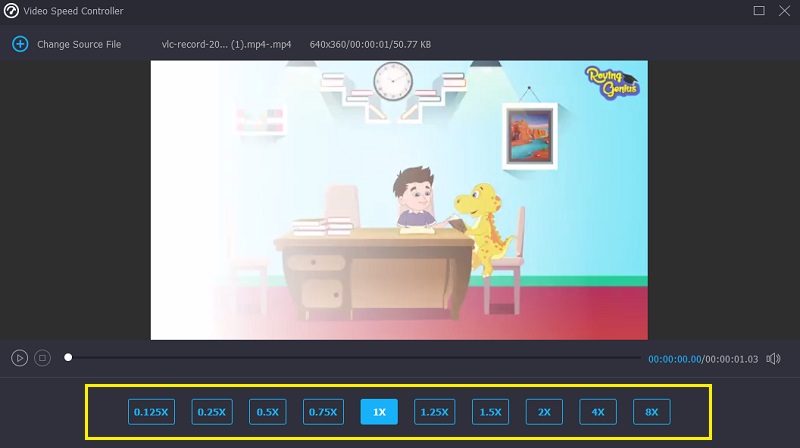 スピード Vidmore を選択