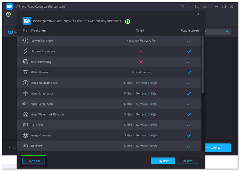 WAVをAVIに変換　Vidmore Video Converter 2つのインターフェース