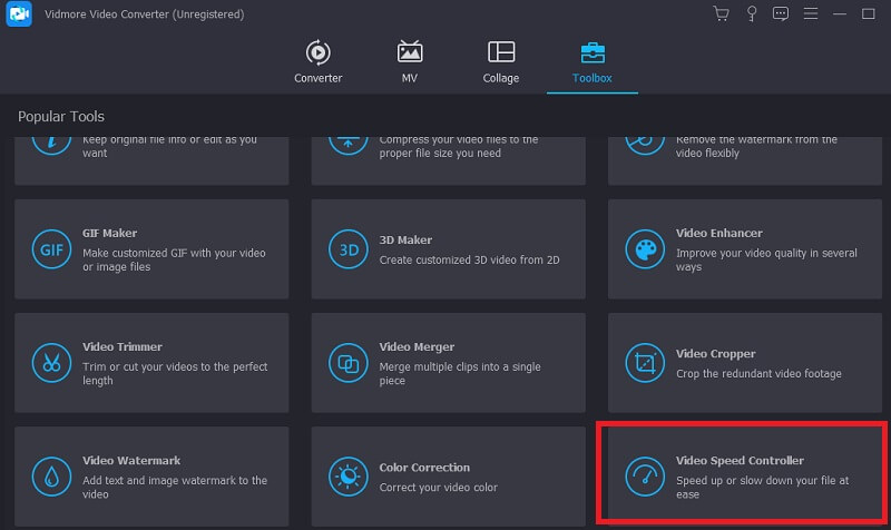 Vidmore で動画速度を変更