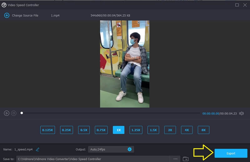 Vidmore で動画を書き出す