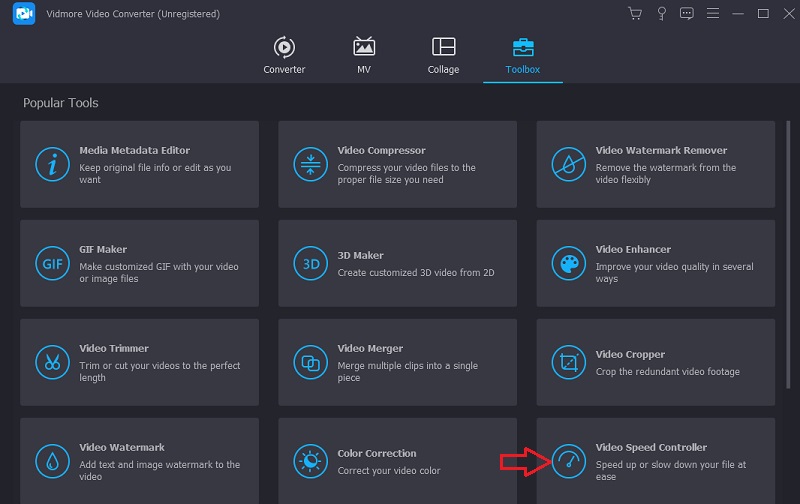 Vidmore 速度コントローラー