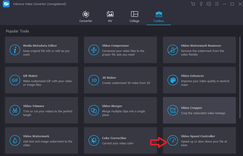 Vidmore 速度コントローラー
