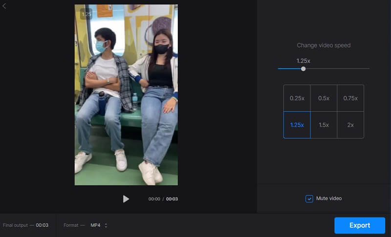 Clideo でスピードアップ