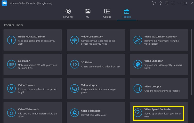 Vidmore のツールボックス