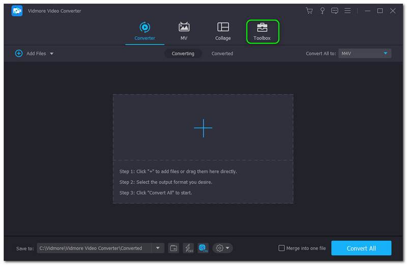 iPhoneで動画をクロップ Vidmore Converter ソフトを開く