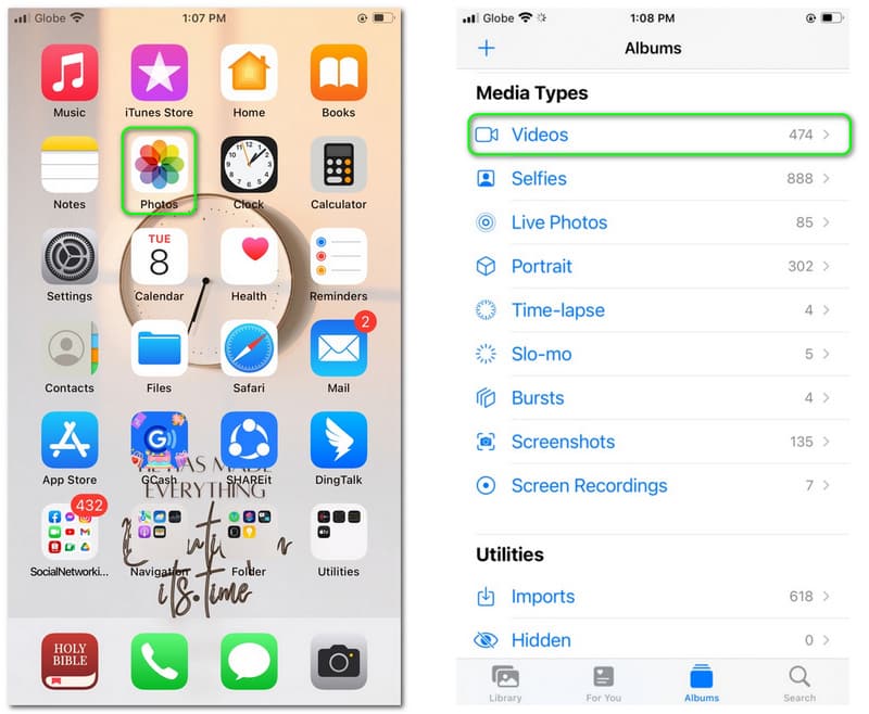 Instagram 用に動画サイズを変更する方法：iPhone「写真」アプリ