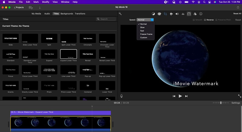 iMovie Mac 版