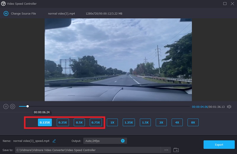 Vidmore でスロー再生