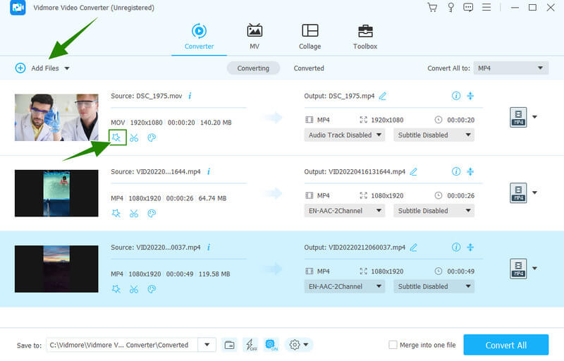 Vidmore 動画ファイルを追加