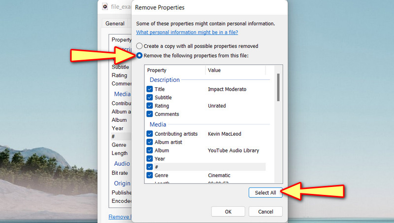 すべての詳細を削除