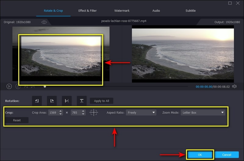 MP4動画をトリミング