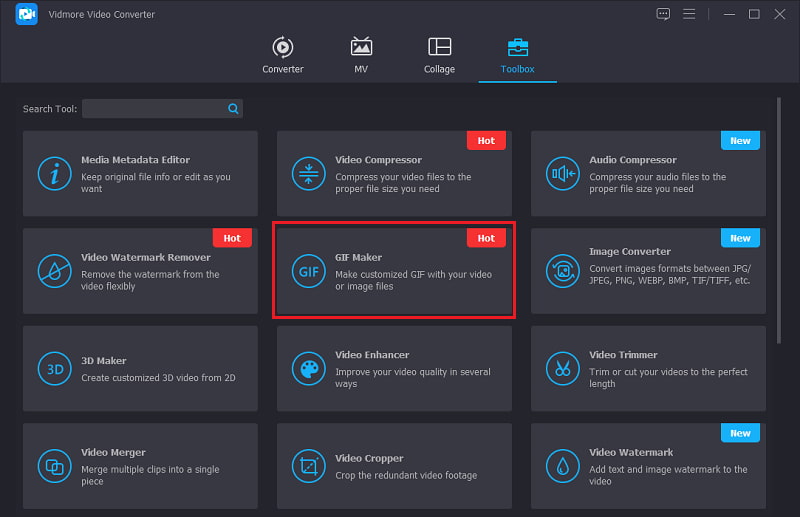GIFメーカーを開く