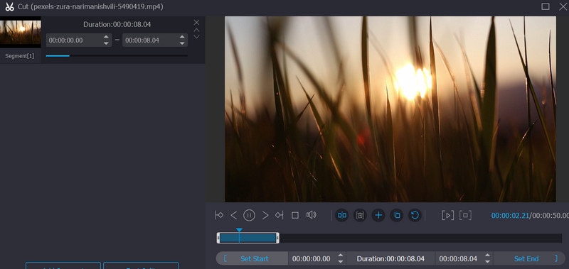動画をクリップ
