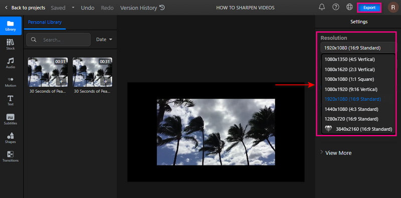 Flixier 動画をオンラインでシャープにする方法