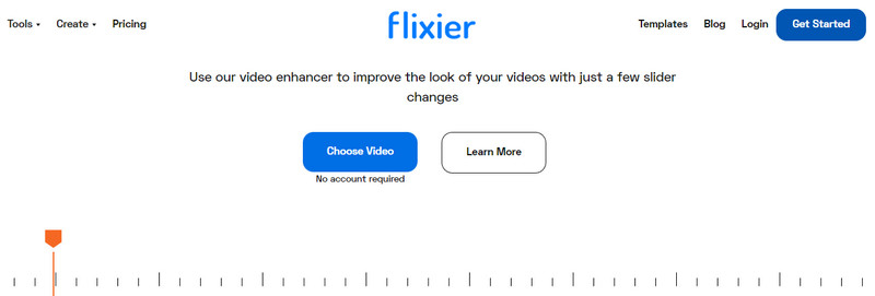Flixier 動画強化オンラインツール