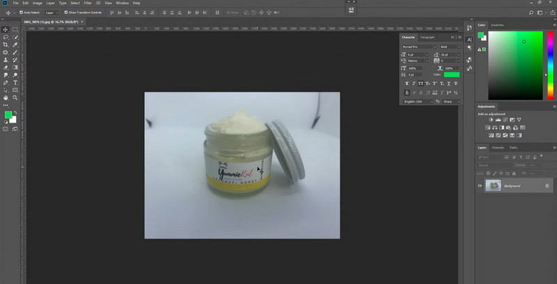 Photoshopインターフェース