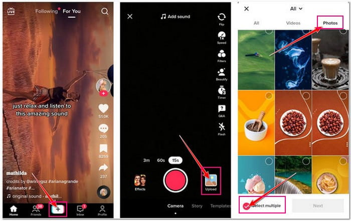 写真を使ってスライドショーを作る方法
