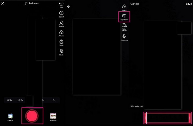 TikTokで撮影した動画をトリミングする方法