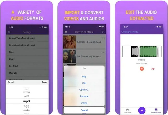 MP3 Converter Audio Extractorで動画から音声を抽出する方法