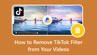 TikTokのフィルターを動画から削除する方法