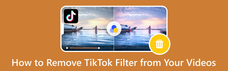 TikTokのフィルターを動画から削除する方法