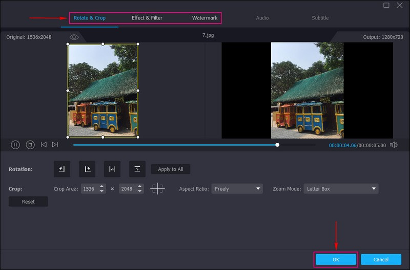 編集オプションにアクセス