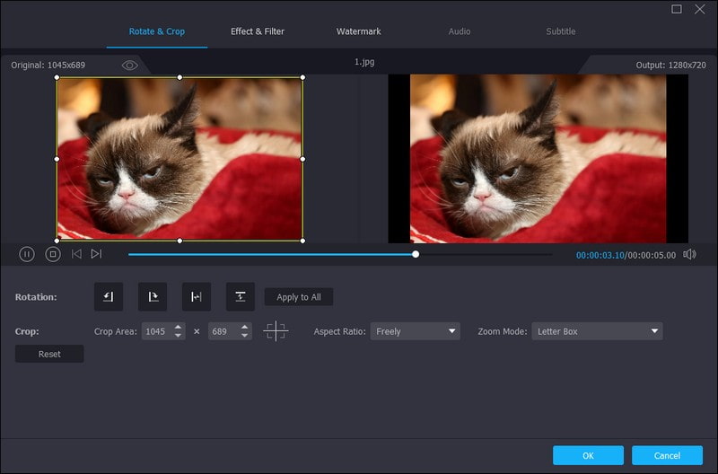 トリミング＆回転