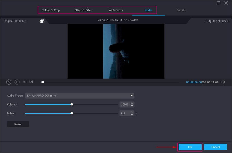 追加した動画を編集する