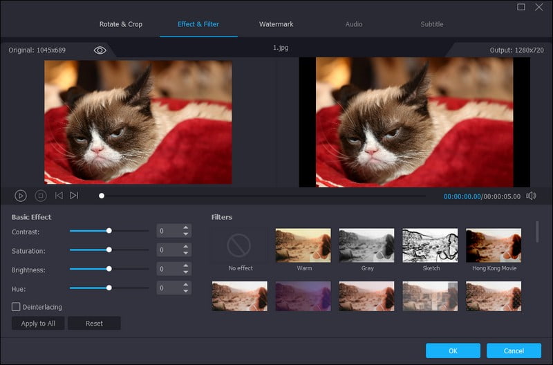 エフェクトとフィルター