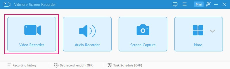 動画レコーダーを選択