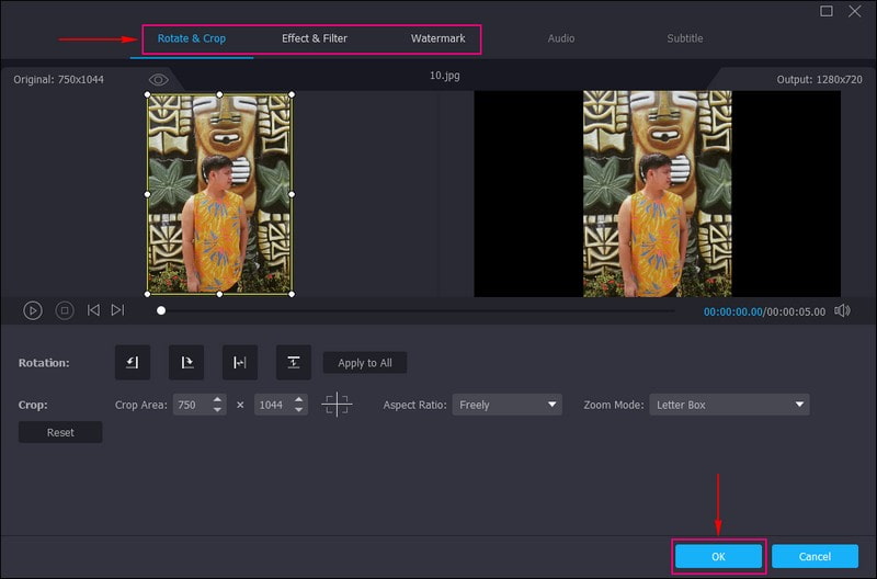 編集オプションを使用する